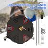 13'' Pressure Washer Surface Cleaner Flat Surface Cleaning Heavy Duty Floor Power Washer for Terraces Driveway Sidewalks Decks