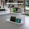 Stainless Steel Work Prep Table Commercial Worktable Food Prep 30x60x34in