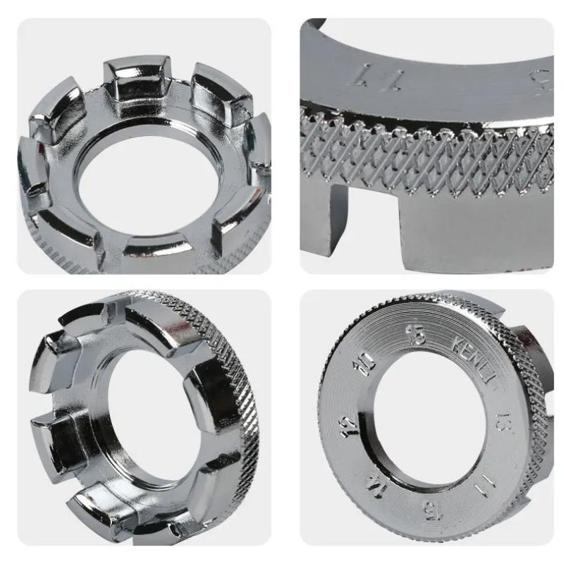 8-пазный ключ для регулировки обода велосипеда, инструмент для ремонта, гаечный ключ, аксессуары, ключ для спиц велосипеда, велосипедный инструмент