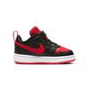 Nike Кроссовки для скейтборда Court Borough Low 2, нескользящая подошва, износостойкие, средняя высота, Черно-красные BQ5453-007