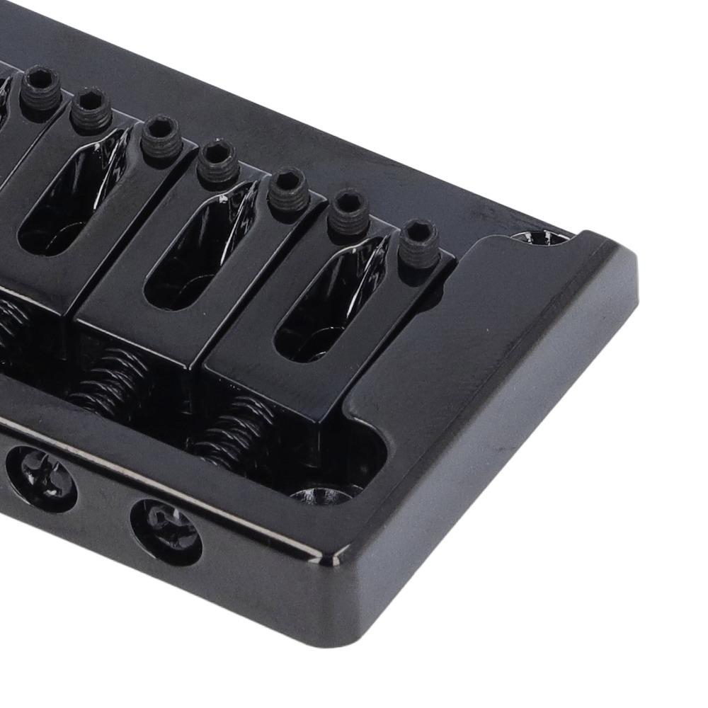 52.5mm Width Electric Guitar Bridge Zinc Alloy Through Body Bridge For Electric Guitar