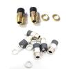 5PCS PJ392 3.5MM Cylindrical Socket PJ-392 Stereo Female Plug Jack Screw 3.5 Audio Video Headphone Connector Metal GOLD PLATED