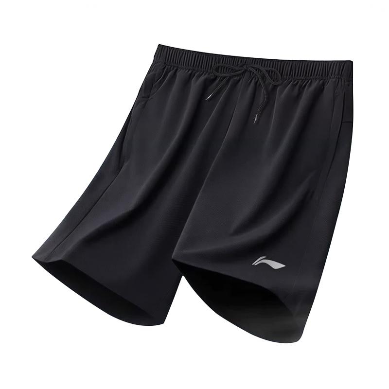 Li Ning Спортивные шорты унисекс черные средние LNXMX-407