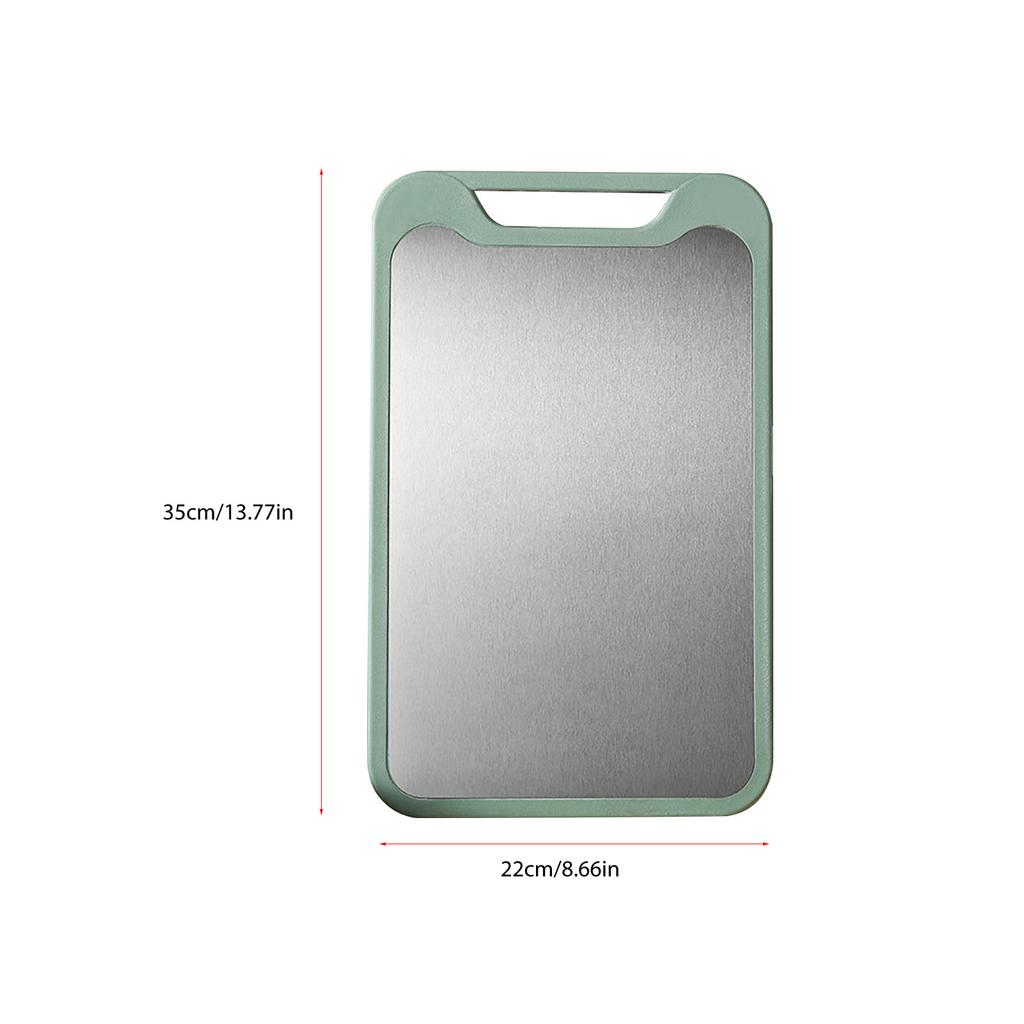 Разделочная доска из нержавеющей стали 304 с липким дном, двухсторонняя, водонепроницаемая, для кухни, для овощей