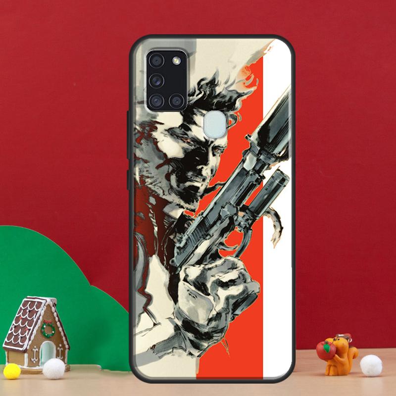 Чехол Metal Gear Solid для Samsung Galaxy A54 A34 A14 A32 A12 A22 A52 A72 A13 A33 A53 A50 A52S A51 A71 Задняя панель