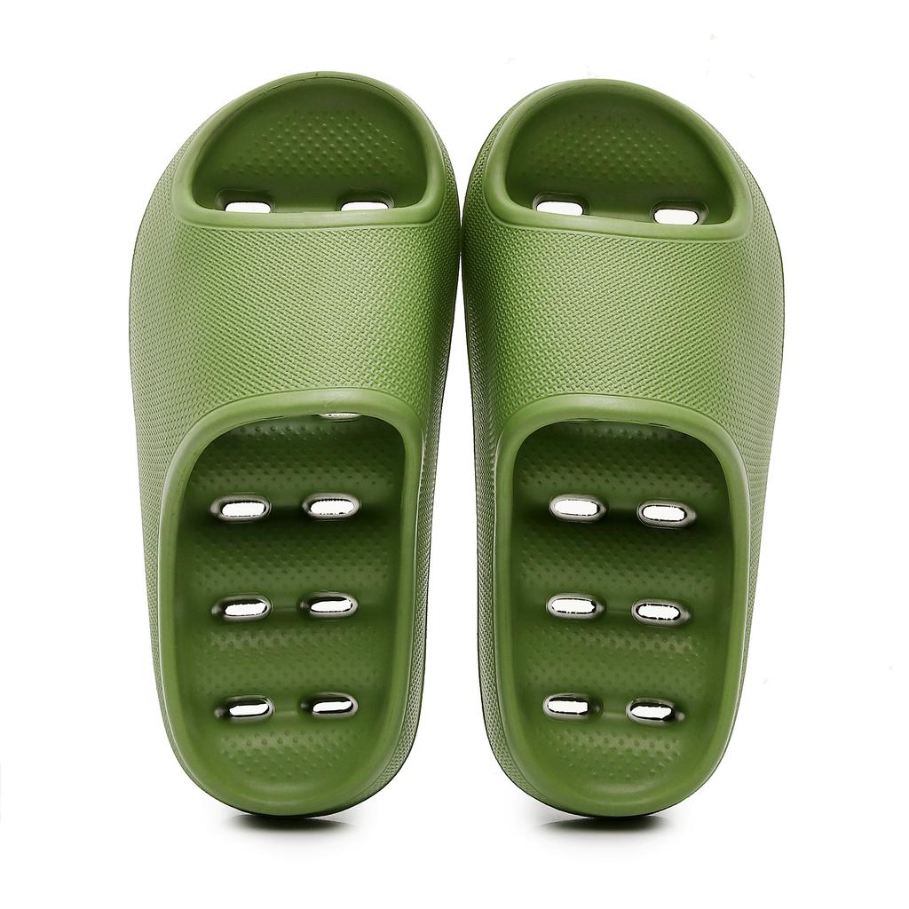 Унисекс однотонные дышащие тапочки с открытым носком, удобные нескользящие повседневные прочные тапочки для мужчин и женщин для занятий в помещении и на открытом воздухе