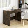 VidaXL Desk Smoked Oak 101 × 50 × 76.5 Cm Particleboard