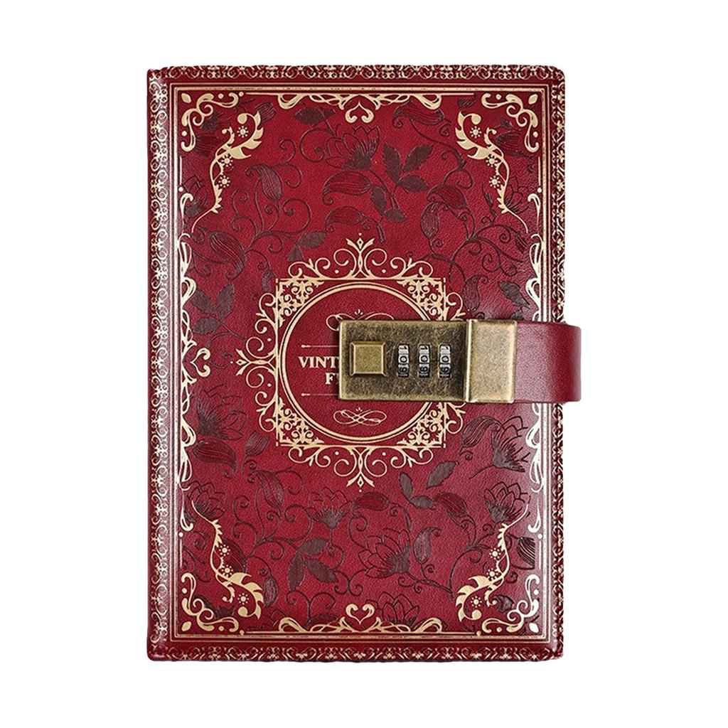 Дневник с замком в твердом переплете из кожи, дневники, блокноты для записей, блокнот для работы, дневник с замком для женщин, школьные принадлежности