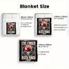 Five Finger Death Punch 2D Flat Pattern Flannel Blanket High quality All Seasons Warmth and Comfort Perfect for Christmas Gifts.PMT0914423