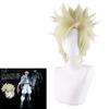 40CM New Arrival Jojo's Bizarre Adventure Caesar Anthonio Zeppeli Feather Heat Resistant Cosplay Halloween Hair Wigs