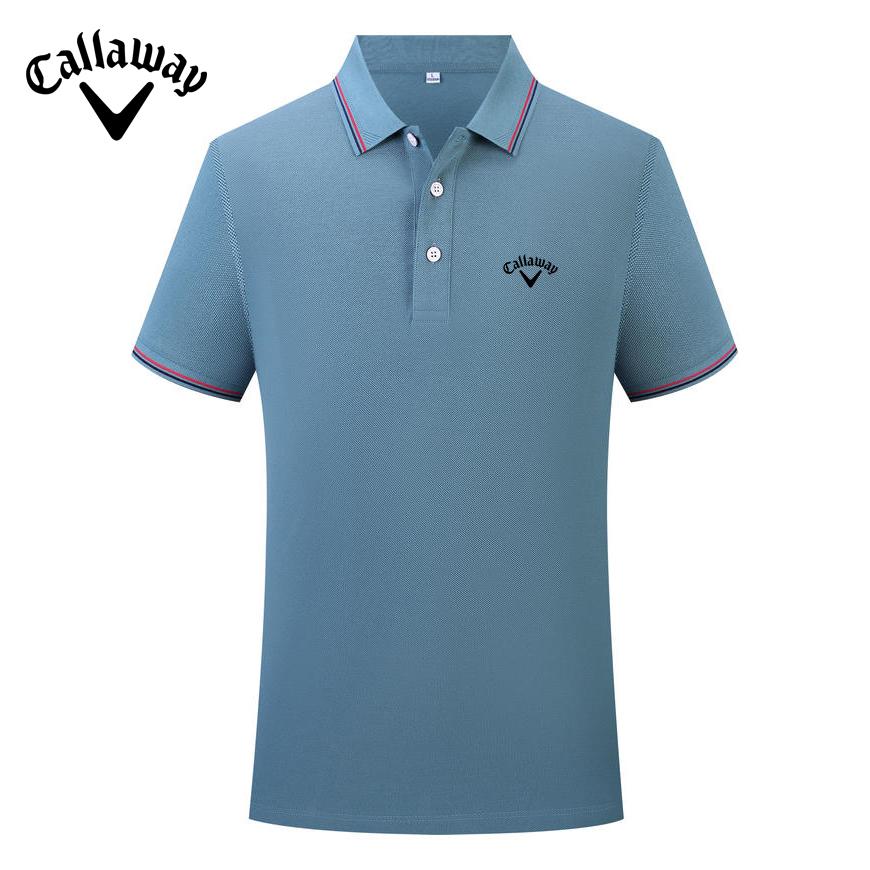 Callaway 2025 Весна/Лето Вышивка Городской Спортивный Хлопковый Поло Рубашка для Мужчин и Женщин Быстросохнущая Пот Впитывающая Рубашка Поло
