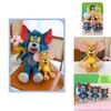 Tom And Jerry Pillow Plush Toy Stuffed Doll Kids Valentine's Day Gift Cartoon
