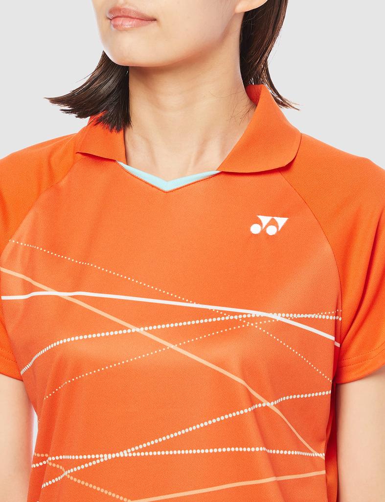 Tennis Game Orange O [YONEX] Women's Shirt, Shirt, (005)