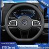 Fits BYD Models: Qin DM-i, Song Pro, Song MAX, Tang, F3e, Rui, E5, Yuan, S7, Han, S6 - Genuine Leather Steering Wheel Cover