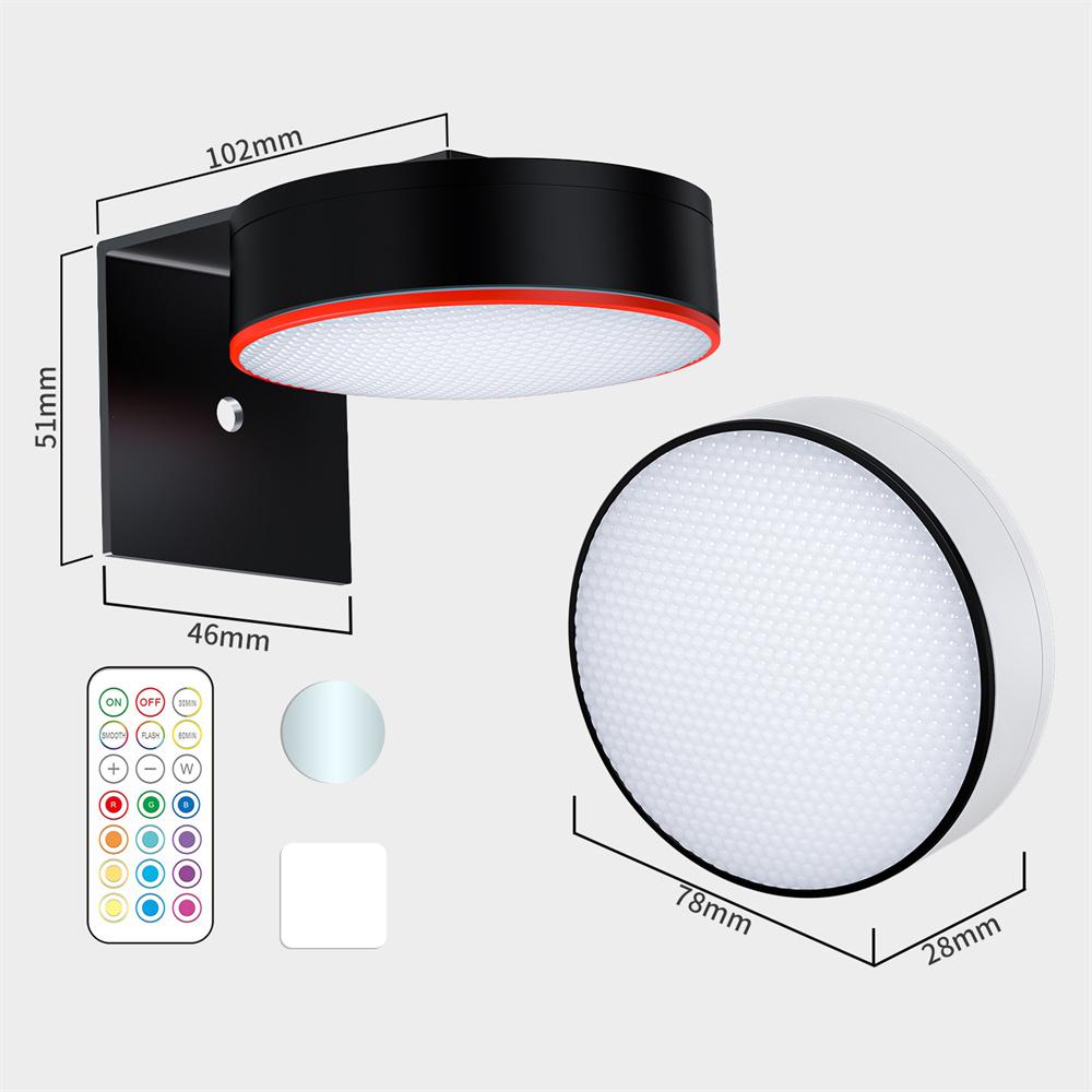 Беспроводной художественный дисплей светодиодная лампа для рисования RGB цветная на батарейках шайба лампа с дистанционным управлением украшение для дома для вечеринки