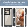 For Motorola Edge 50 Ultra 5G/Moto X50 Ultra 5G Case TPU +Acrylic Protective Clear Phone Cover