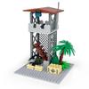 World War 2 WW2 Army Military Soldiers SWAT Sentry Tower Command Post Bunker Model Building Blocks Bricks Children's Toys Gift