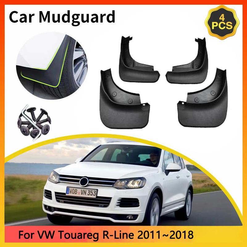 For Volkswagen VW Touareg R-Line 2011~2018 7P MK2 2th Car Mudguards Mudflap Mudguard Splash Guards Mud Flaps Fender accessories