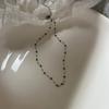 Новое популярное массивное ожерелье, черное ожерелье, Bijoux, простые колье-чокеры с бабочками и бисером, женские ювелирные изделия, оптовая продажа