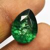 Natural Green Emerald Loose Gemstone 6.8 ct Pear Cut for Jewelry Making and Gem Collections