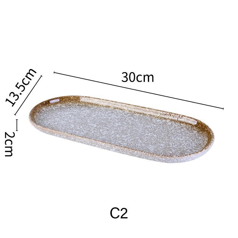 Японская кухня Столовые приборы для сашими Керамическое холодное блюдо Сайра Суши Сервировочная тарелка Угорь Сашими Тарелка для десерта Поднос для закусок