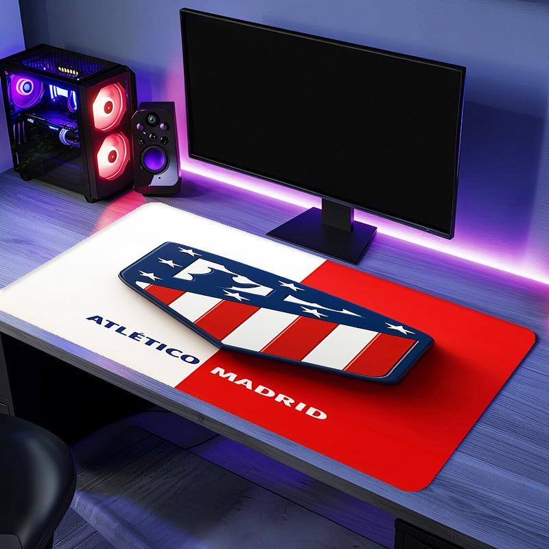 Atlético Madrid logo Mouse Pad - Non-Slip Rubber Base, Smooth Surface for Work,Gaming,Office,And Home Use, Desk Mouse Pad