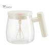 400 мл электрическая чашка для смешивания, саморазмешивающаяся кружка для кофе с дисплеем со шкалой, съемная палочка для смешивания для кофе, молока, протеинового порошка