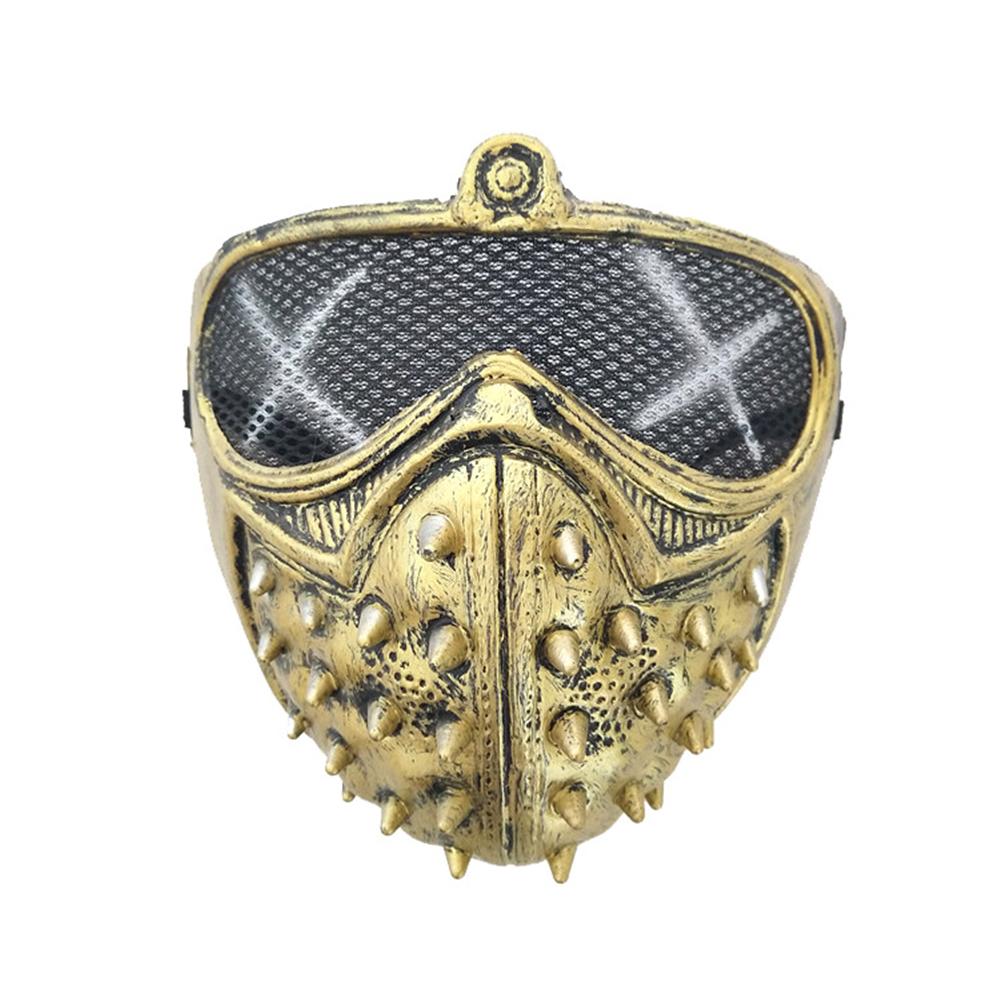 Steampunk Rivet Mask Scary Horror Half Face Mask for Masquerade Halloween Party Cosplay Costume Prop