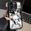 Чехол для телефона iPhone 17 Air 16E 15 16 Pro Max Синий L-Lock Наги Сэйсиро Чехол 14 Plus 13 12 Mini Мягкий Силиконовый Fundas