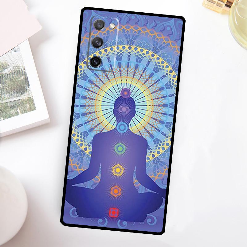 Чехол для йоги Мандала Чакра Insist для Samsung Galaxy S24 S23 S22 Ultra S21 S20 FE Note 10 Plus Note 20 S8 S9 S10