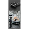 ROCKBROS Bicycle Pump 120 PSI Riding Portable Mini Bike Pump FV/AV Handheld/Vertical Inflation Modes Inflator Cycling Accesories