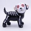 День мертвых Собака Кошка Фигурка Хэллоуин Череп Животное Статуэтка Смола Скелет Скульптура для Украшения Дома Стола