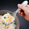 Утолщенная ложка для риса из нержавеющей стали в японском стиле с длинной ручкой, лопатка для рисоварки, шведский стол, сервировочный совок, кухонная утварь для дома