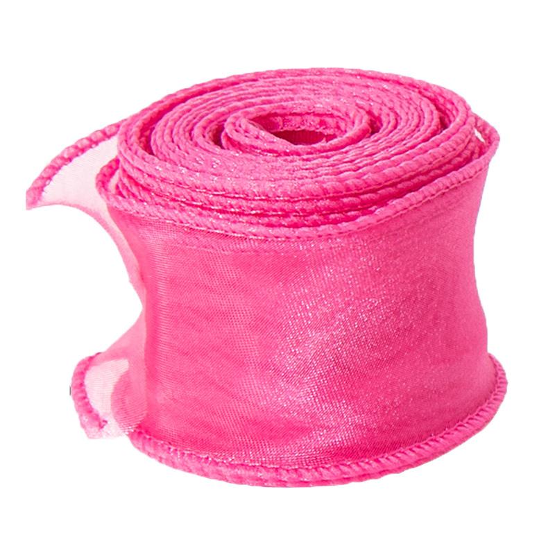 10 ярдов Подарочная упаковка Элегантная пряжа «рыбий хвост» Сделай сам Органза лента 4 см