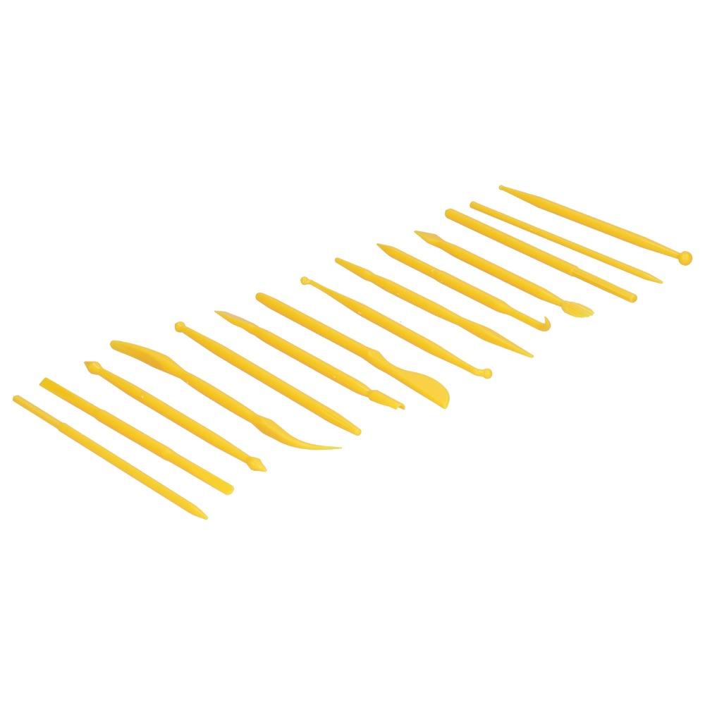 70pcs Multifunctional Shapes Cake Sculpting Tools PP Pottery Carving Set DIY Crafting