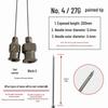 200-мм Прецизионная игла для дозирования из нержавеющей стали с заостренным и плоским кончиками
