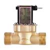 12" AC 220V Нормально закрытый латунный электрический соленоидный магнитный клапан для управления водой