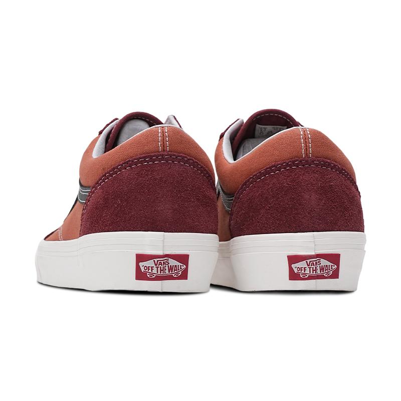 Vans Old Skool Casual Low-Top Skate Shoes Unisex Sneakers Orange Red VN0007NTEHC1