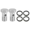 A ABSOPRO Bolt Brake Fitting Adapter Kit for Car M18x1.5 Brake Line Thread Single