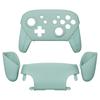 EXtremeRate Ручка для Switch Pro DIY Замена Грипсы Корпус Крышка для Контроллера Switch Pro Светло-голубая Лицевая панель/Задняя панель Контроллер, -