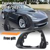 1 шт. Рамка зеркала заднего вида на двери для Tesla Model 3 2018    Рамка бокового зеркала заднего вида Левая и Правая Автомобильные аксессуары