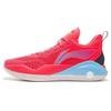 Li Ning Yu Shuai 15 V2 Anti-Slip Durable Low-Top Basketball Shoes Fluorescent Flame Red Men Sneaker ABAS007-3