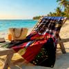 Lamin Yamal Personalized Name Beach Towel Soft Durable Quickdry