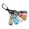 6PCS with Carabiner Squid Jig Hook Protector Easy Clip Squid Jig Bait Protector  Sea Fishing