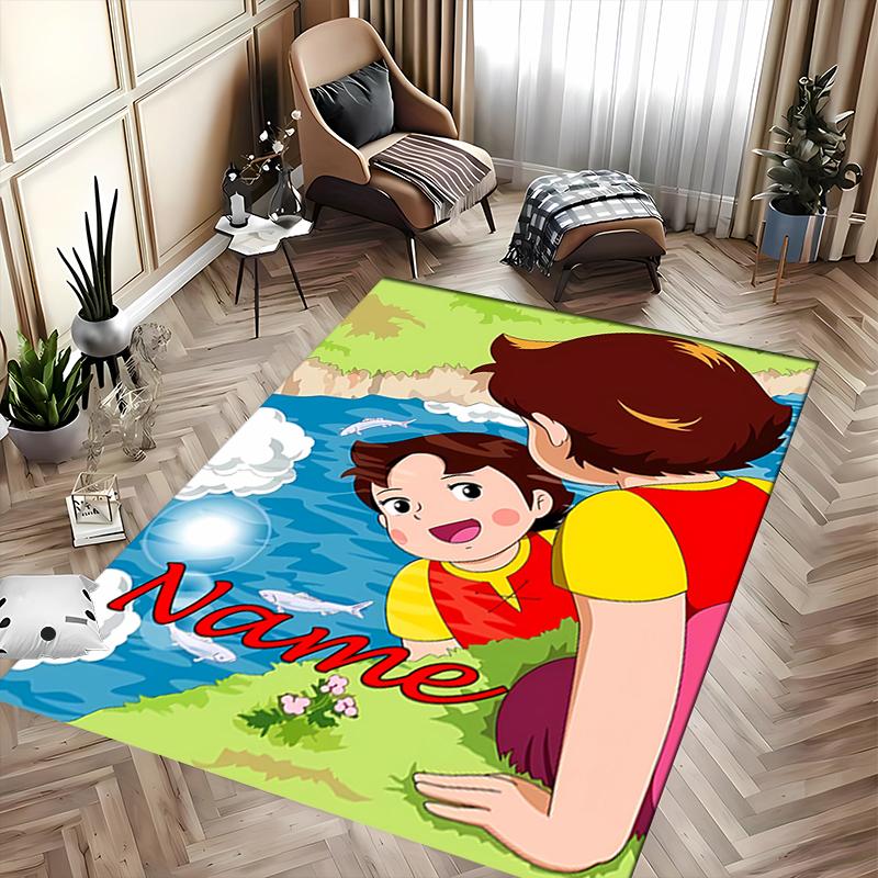 Custom personalization Heidi Area Rug - Perfect For Kitchen, Bathroom,Laundry Room Decor Large Size Available,Gift All Seasons