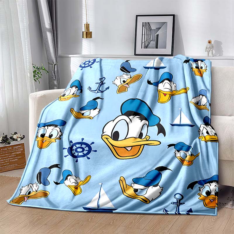 New Product! Donald Duck and Daisy Duck Custom Blanket Fluffy Kids and Adults Sofa Plush Bedspread Blanket for Sofa Bed Room