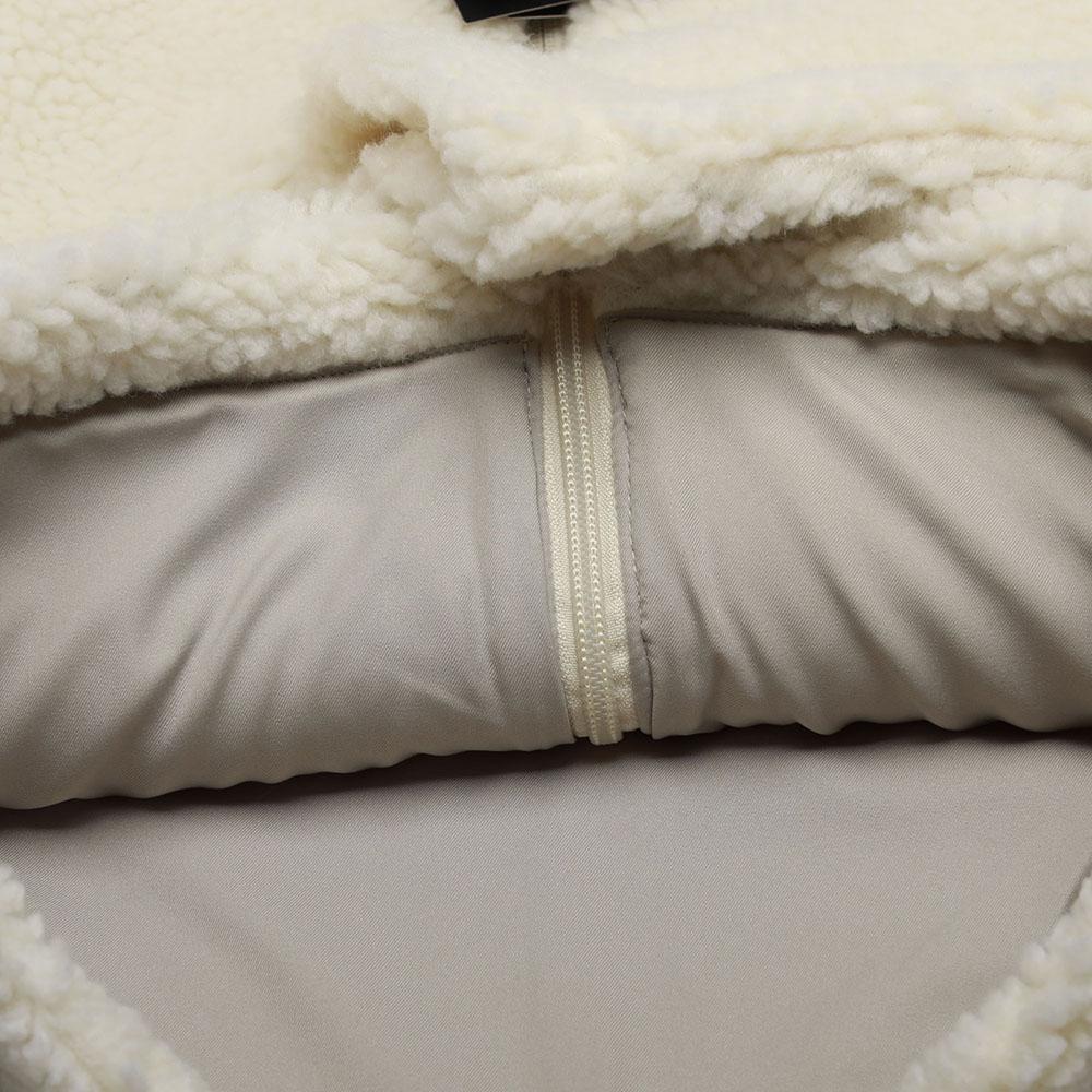 Nike Swoosh Sherpa теплая ветрозащитная куртка женская куртка белая CU6640-238