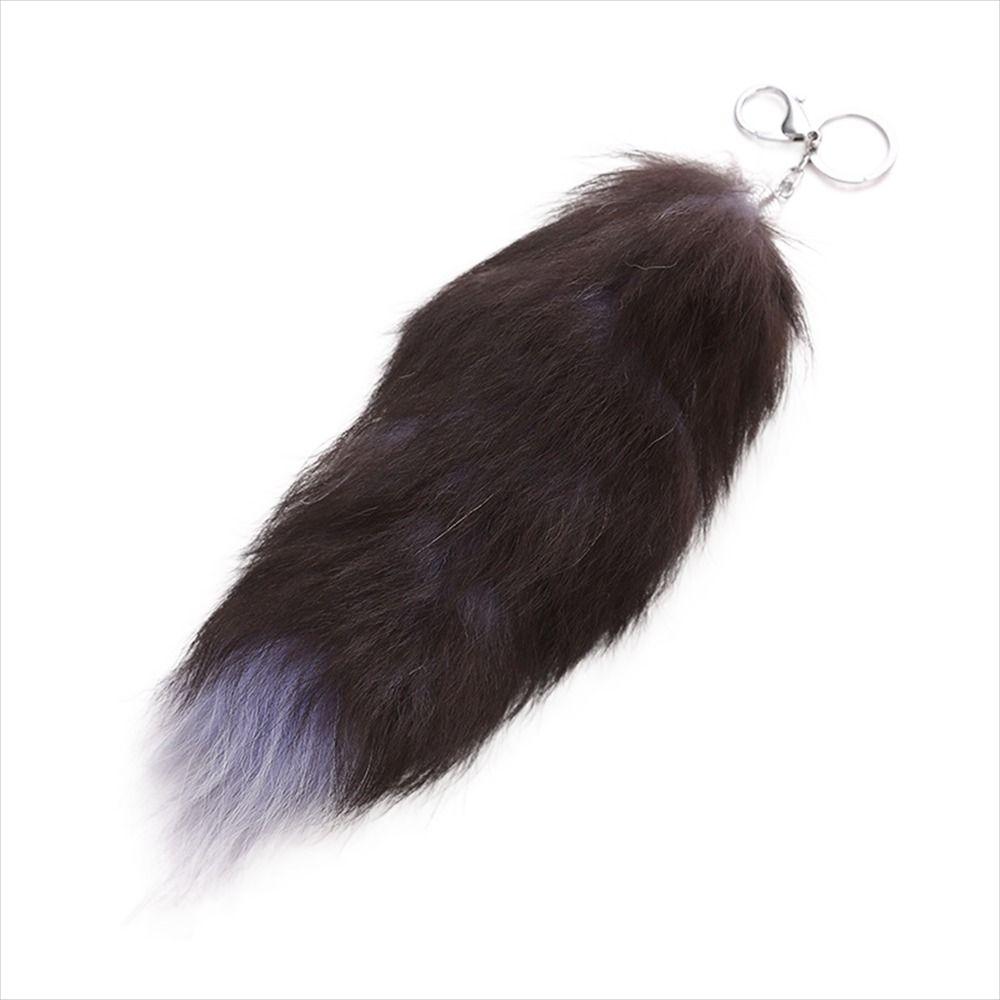 Bag Charm Plush Fur Keyring Bag Tassel Pompom Pendant Fashion Animal Tail Pendant Handbag Pendant