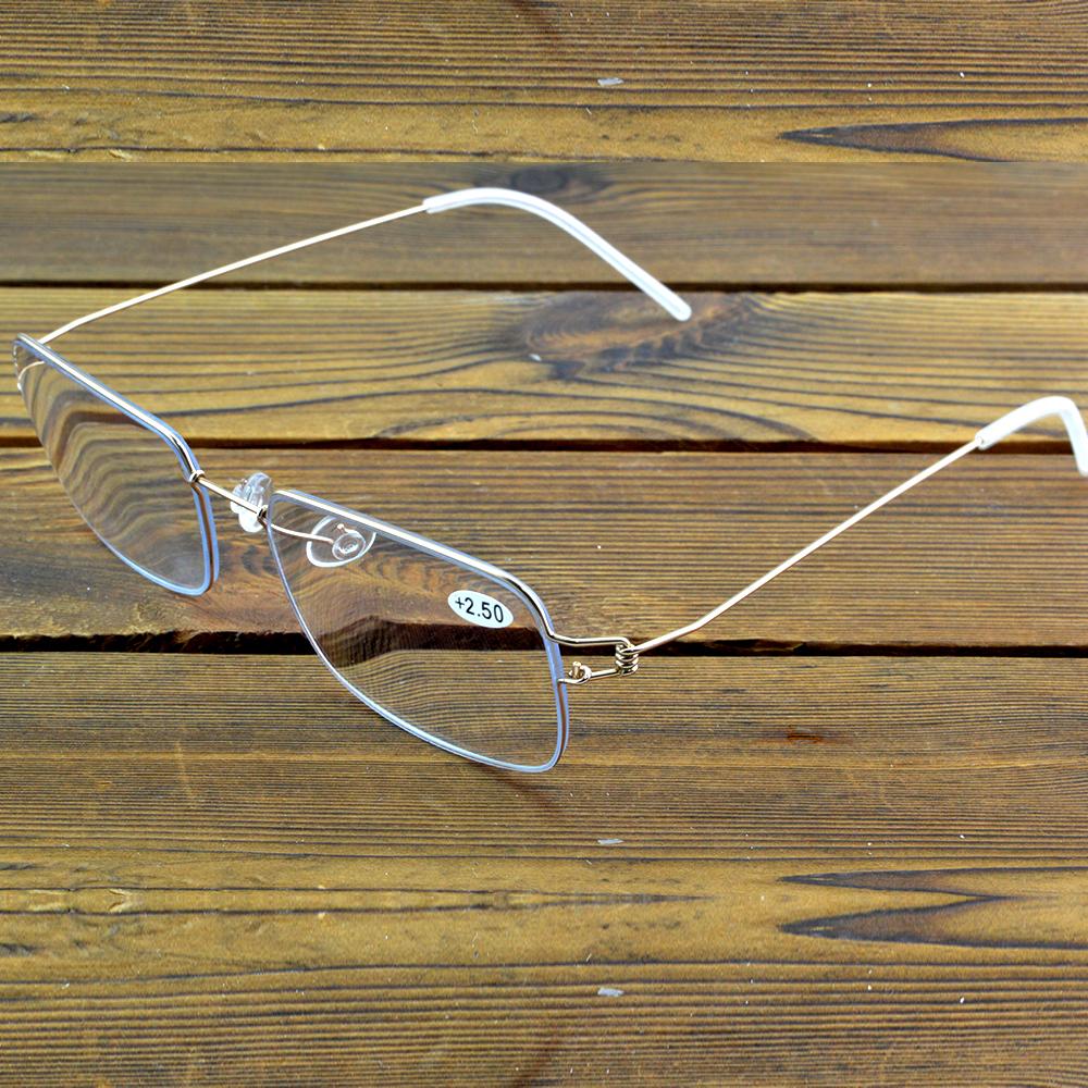 Clara Vida Brand Medical Silicon Nose Pad Sleeve Luxury Designer Progressive Reading Glasses Gold Golden For Men Women