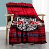 Rb Leipzig Personalized Text Blanket Throw Customizable Blanket Soft Warm Cozy Versatile For Sofa Living Room Office Chair Nap For All Occasions